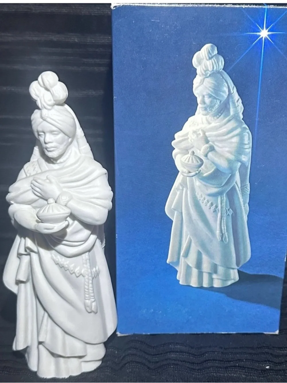 Vintage 1980's Avon Nativity Collectibles “The Magi”Porcelain Figurines